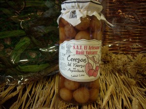 Cerezas del Bierzo en aguardiente