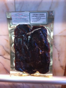 cecina en lonchas
