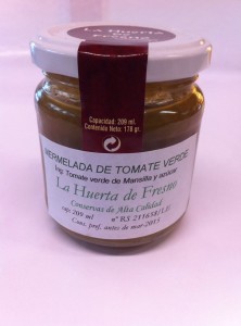 mermelada de tomate verde