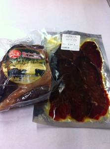 cecina de toro de lidia